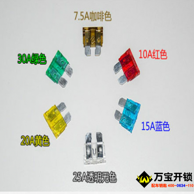 汽車保險(xiǎn)絲的顏色各代表什么意思，汽車保險(xiǎn)絲代表什么？